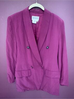 Vintage Hugo Buscati 100% Silk Blazer